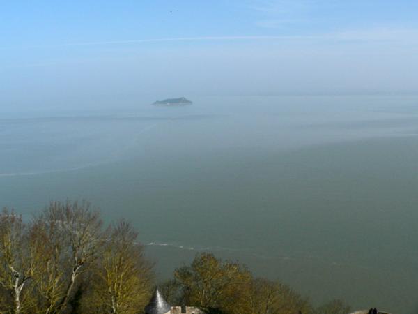 Tombelaine dans la brume
