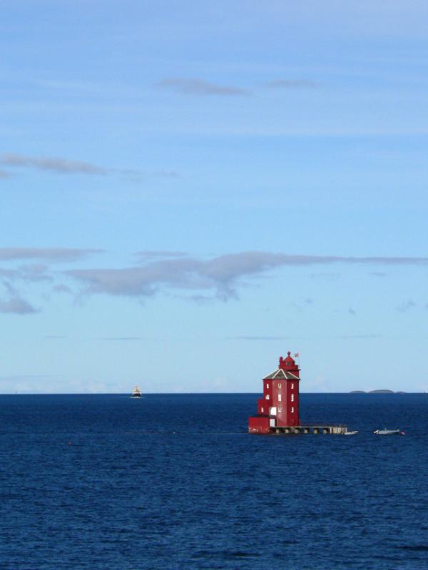 Eh oui c'est un phare au large de la Norvège!