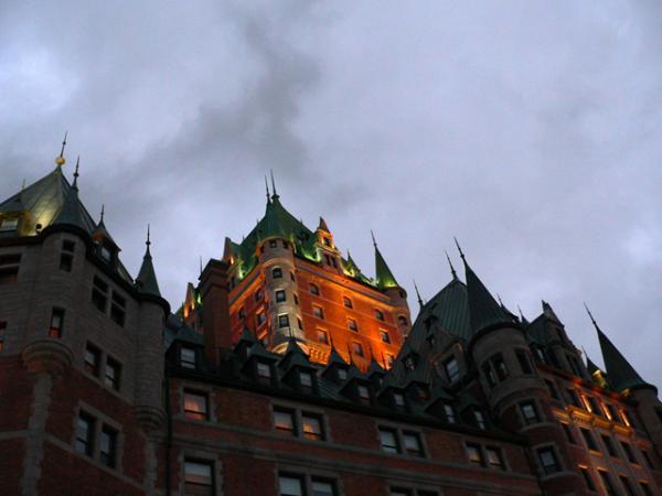 Le château Frontenac à Québec